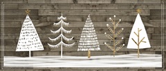 Wooded White Christmas Collection D