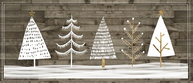 Wooded White Christmas Collection D