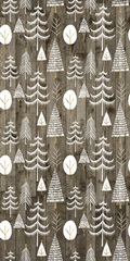 Wooded White Christmas Collection E