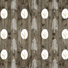 Wooded White Christmas Collection F