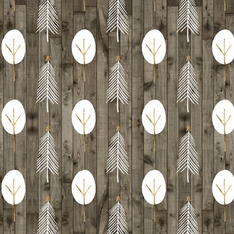 Wooded White Christmas Collection F