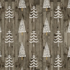 Wooded White Christmas Collection H