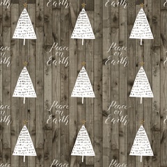 Wooded White Christmas Collection I