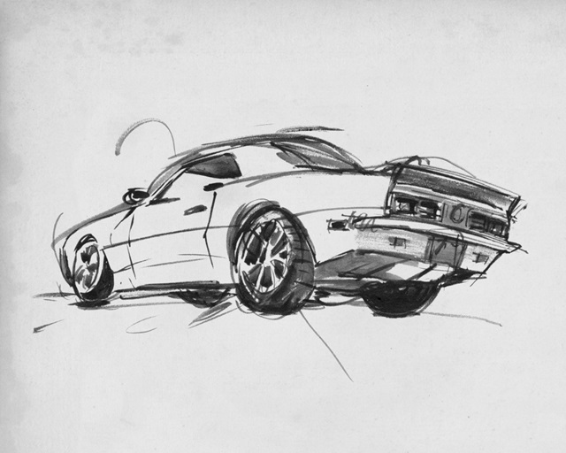 Classic Car Sketch II