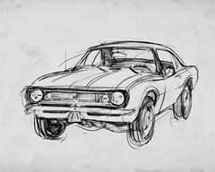 Classic Car Sketch III