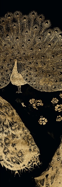 Gilded Peacock Triptych II