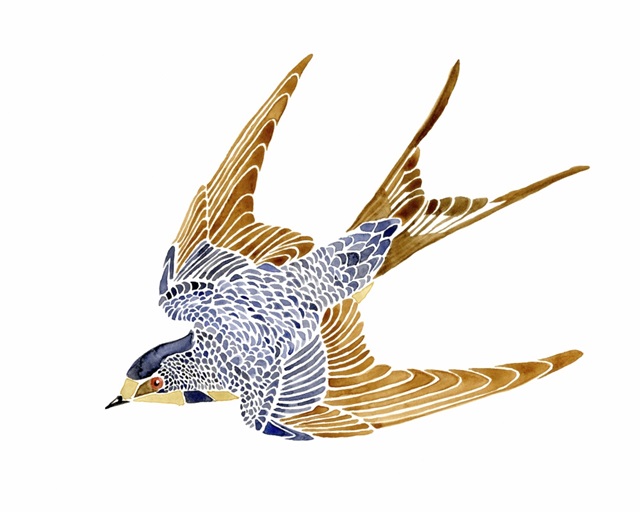 Jeweled Barn Swallow II
