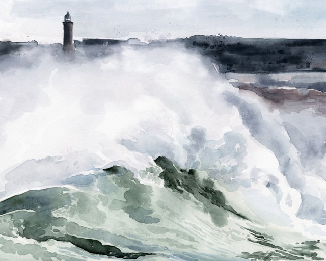 Lighthouse Waves I