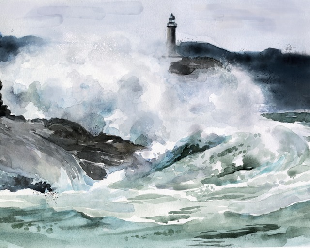 Lighthouse Waves II