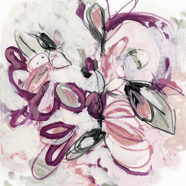 Fuchsia Floral I