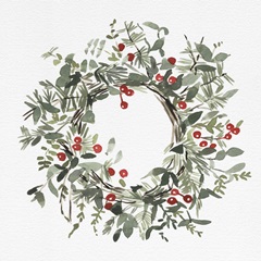 Holly Farmhouse Wreath I