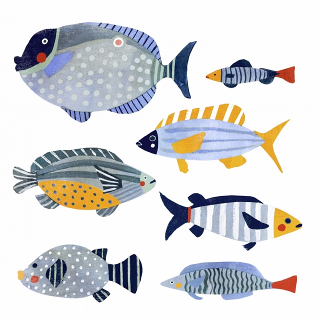 Patterned Fish I