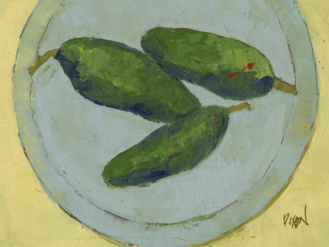 Peppers on a Plate IV