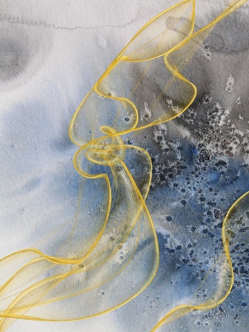 Coastal Watercolor Abstract VI