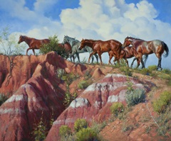 Colored Clay and Quarterhorses
