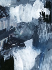 Composition in Blue II