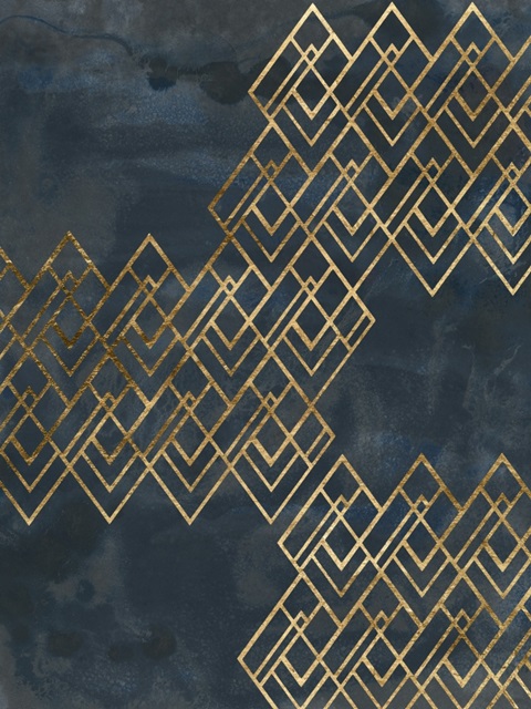 Deco Pattern in Blue I