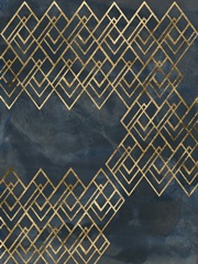 Deco Pattern in Blue IV