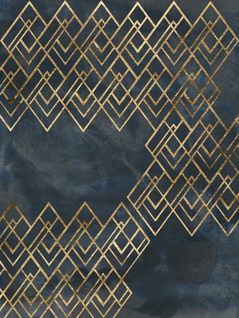Deco Pattern in Blue IV