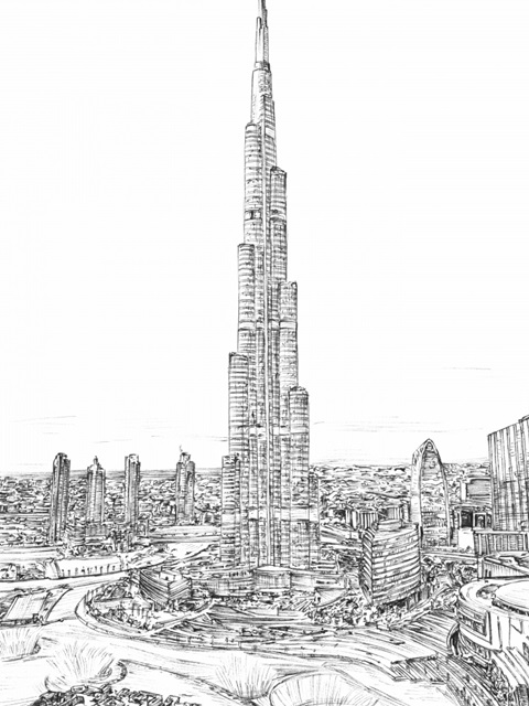 Dubai in Black and White II