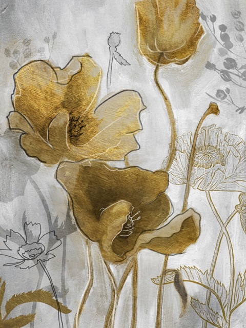 Gold and Silver Flowerfield I