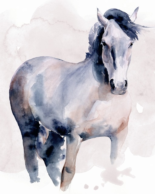 Horse in Watercolor I