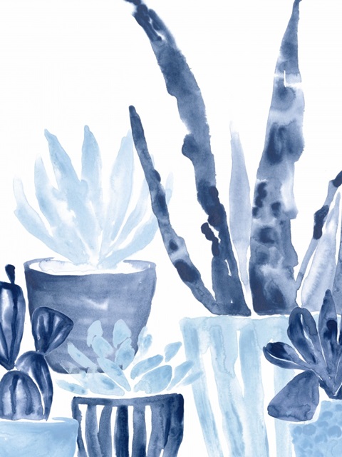 Indigo Succulent III