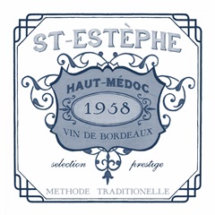 Indigo Wine Labels IV