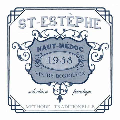 Indigo Wine Labels IV