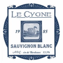 Indigo Wine Labels VIII