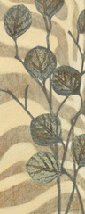 Leaves on Stripes I
