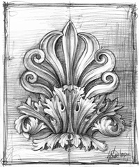 Non-Embellished Decorative Ornament I