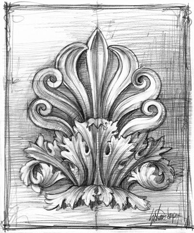 Non-Embellished Decorative Ornament I