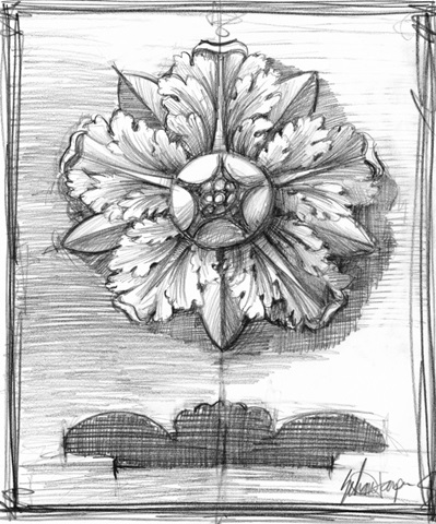 Non-Embellished Decorative Ornament II