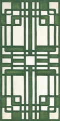 Non-Embellished Emerald Deco Panel II