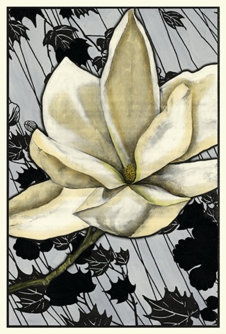 Patterned Magnolia II