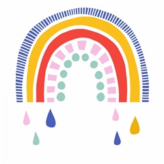 Patterned Rainbow I