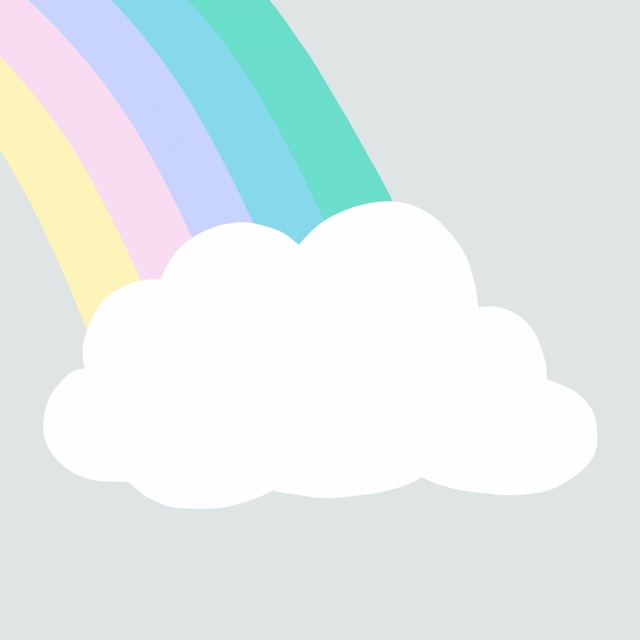 Rainbow Cloud I