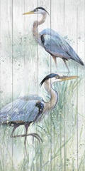 Seaside Heron Pair I