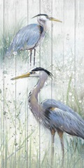 Seaside Heron Pair II