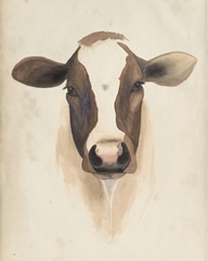 Watercolor Animal Study VII