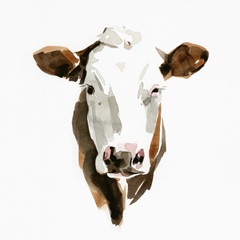 Watercolor Bovine III