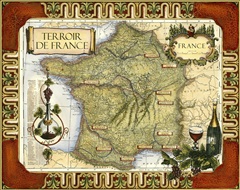 Wine Map of France on CGP