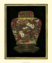 Printed Oriental Ginger Jar II