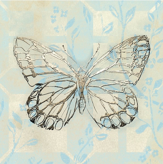 Butterfly Blossom Tile I