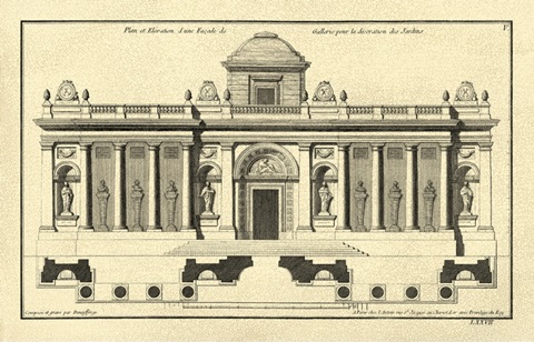 Crackle BandW Architectural Facade IV
