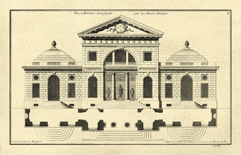 Crackle BandW Architectural Facade VI