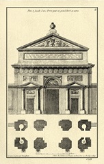 Crackled B and W Palace Facade I