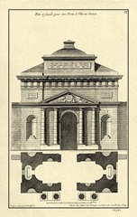 Crackled B and W Palace Facade II