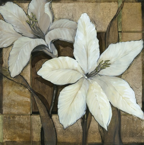 Embellished Lilies I